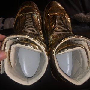 Gold Margiela’s! Worn 1 time.